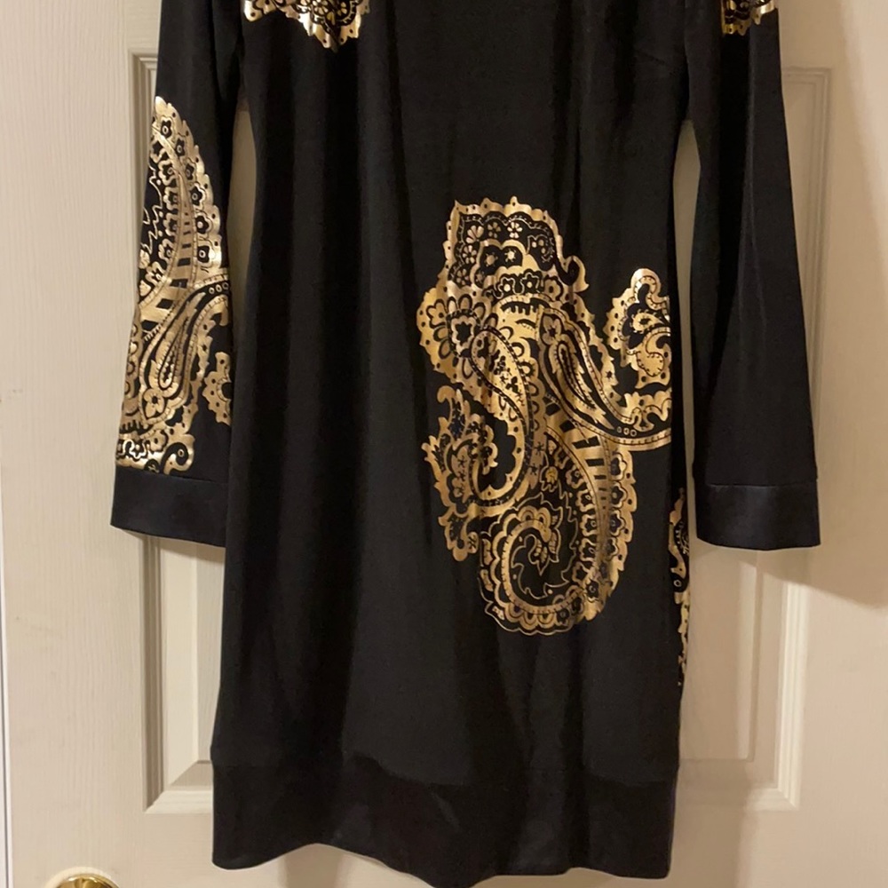 Dress Cache Black and gold dress - Picture 2 of 7